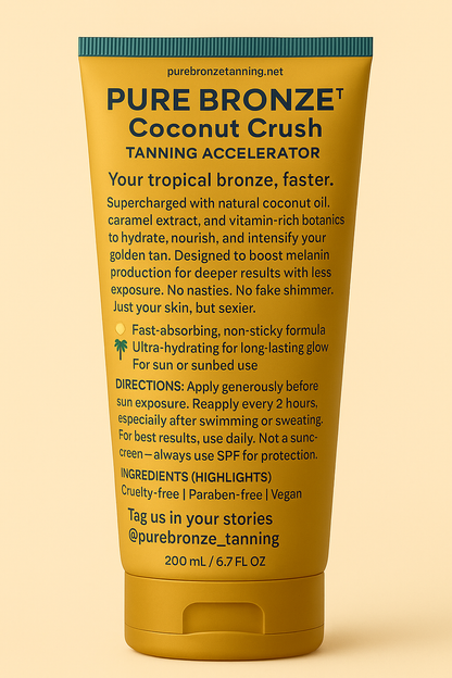 Coconut Crush™ Pure Bronze Tanning Accelerator – (200mL)