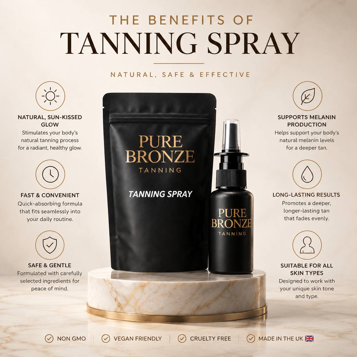 Tanning Spray – Choose Your Strength (Double, Triple, Ultimate)