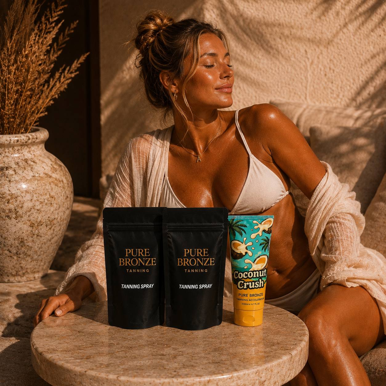 Holiday Bundle — 2x Tanning Sprays + Coconut Crush Tanning Accelerator