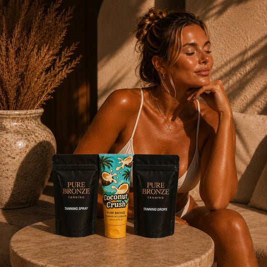 Ultimate Dark Tan System - Tanning Spray + Drops + Coconut Crush Accelerator