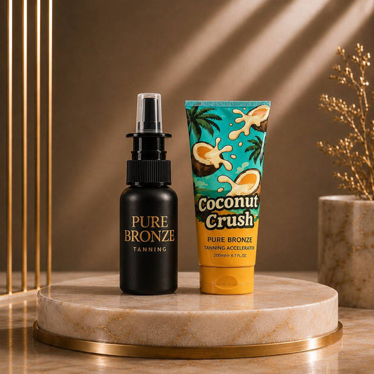 Dark Tan Duo — Tanning Spray + Coconut Crush Accelerator