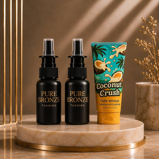 Holiday Bundle — 2x Tanning Sprays + Coconut Crush Tanning Accelerator